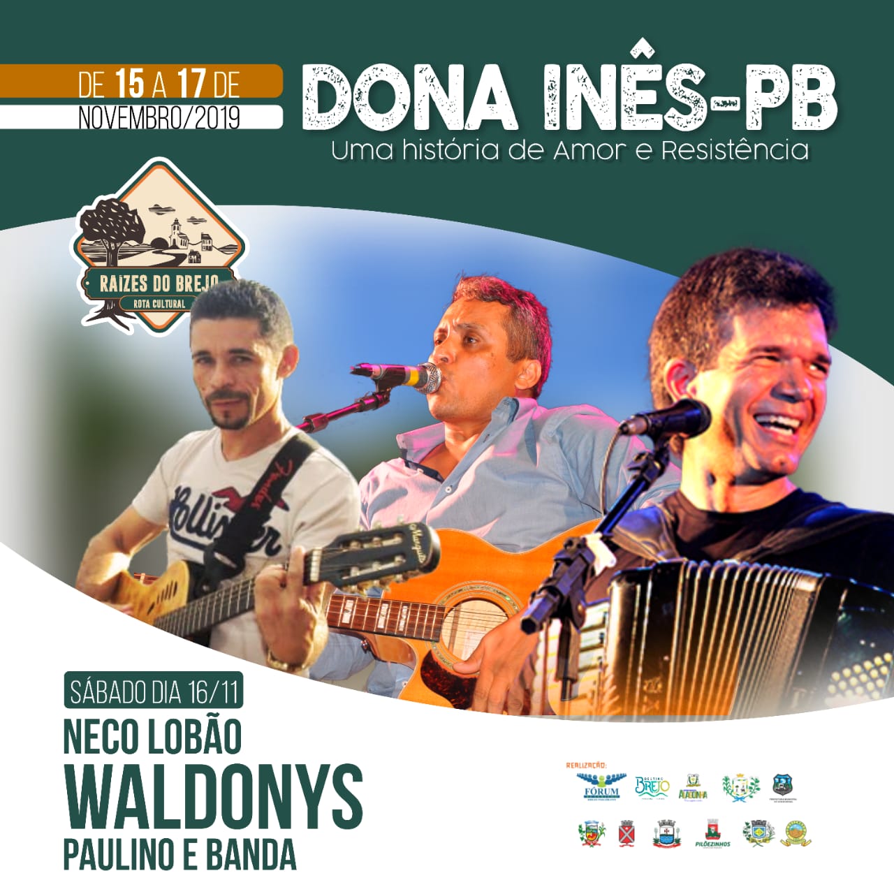 Cantor Waldonys é atração principal do Raízes do Brejo em Dona Inês, no fim de semana